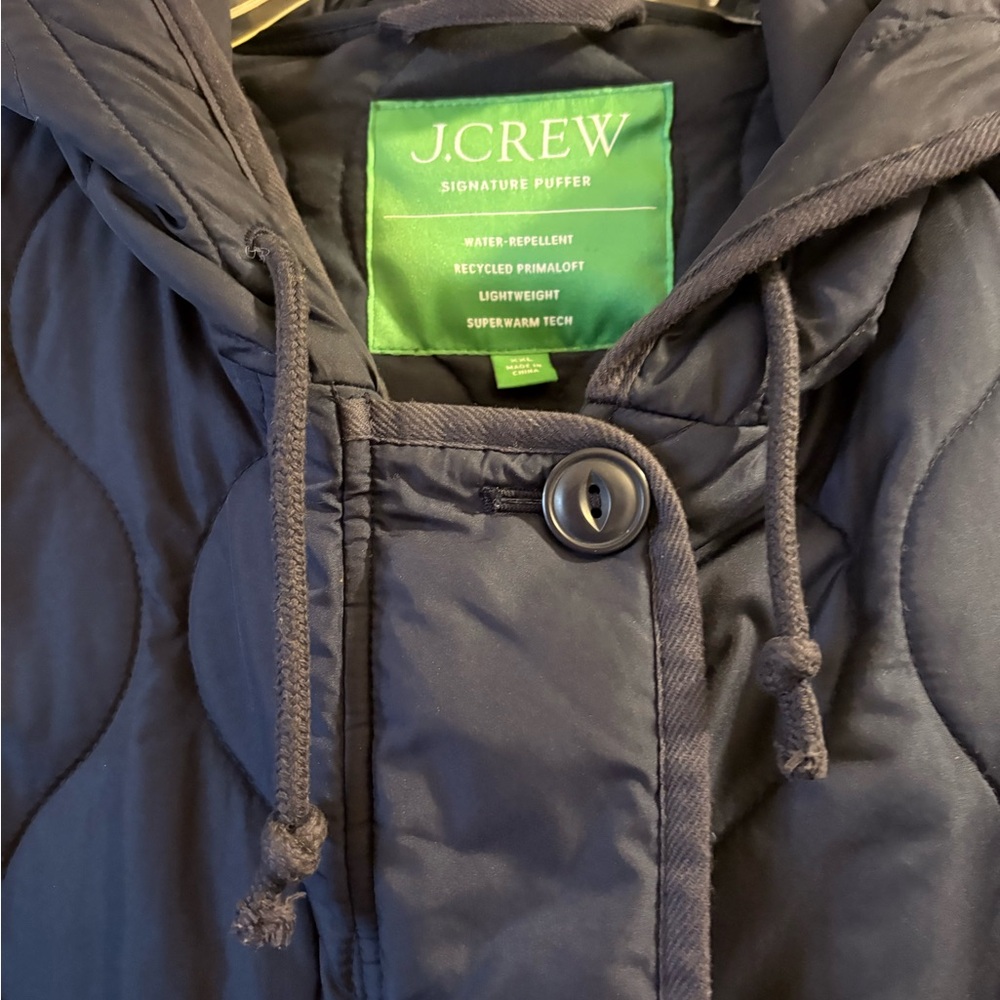 J Crew -- Oslo puffer jacket with Primaloft - navy, size - XXL - Picture 7 of 11